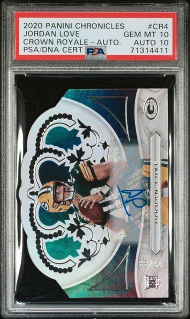 2020 Panini Chronicles Jordan Love Crown Royale Autograph