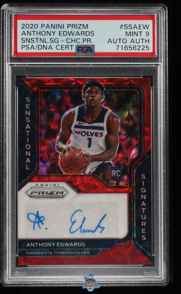 2020 Panini Prizm Sensational Signatures Choice Prizm Anthony Edwards #88