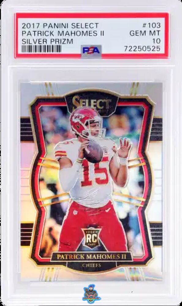 2017 Panini Select Premier Level Silver Prizm Patrick Mahomes II #103