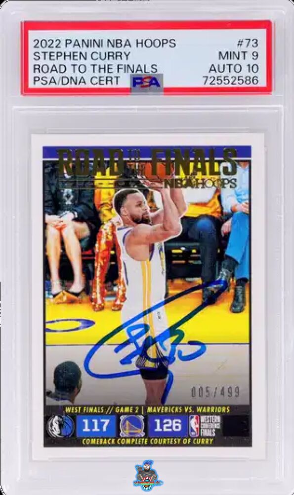 2022 Hoops Road To the Finals Stephen Curry #73 /499