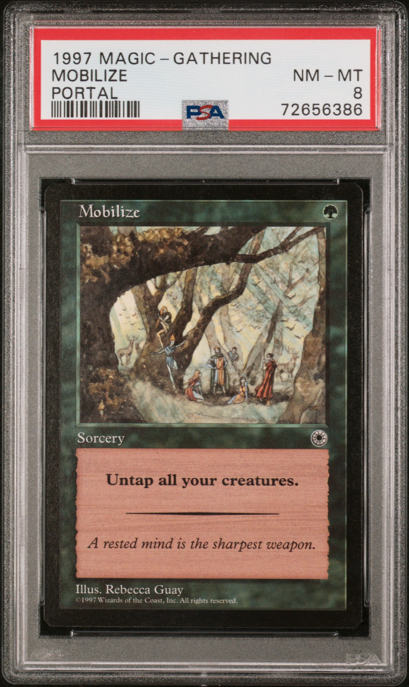 1997 Magic the Gathering Portal Mobilize :G: #172