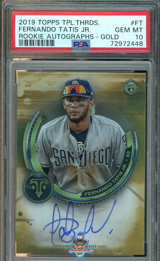 2019 Topps Triple Threads Rookie Autographs Gold Fernando Tatis Jr. #RAUFT /25