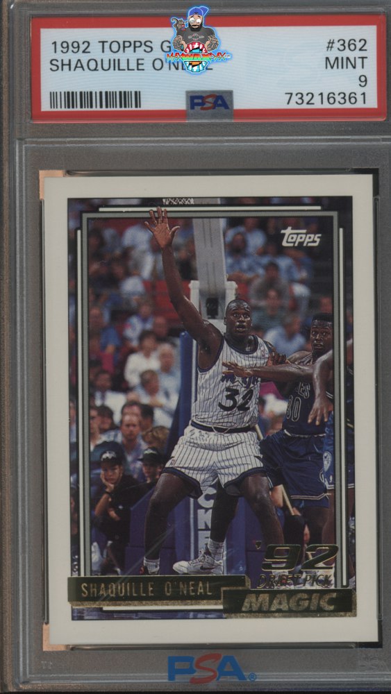 1992 Topps Gold Shaquille O'Neal #362