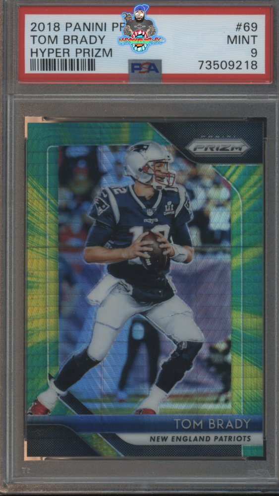 2018 Panini Prizm Prizms Hyper Tom Brady #69 /275