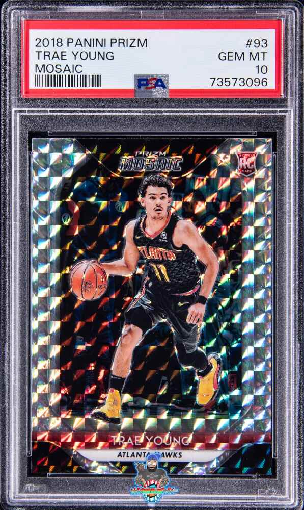 2018 Panini Mosaic Prizm Mosaic Prizm Trae Young #93