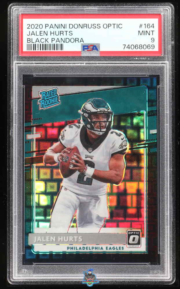 2020 Donruss Optic Black Pandora Jalen Hurts #164 /25