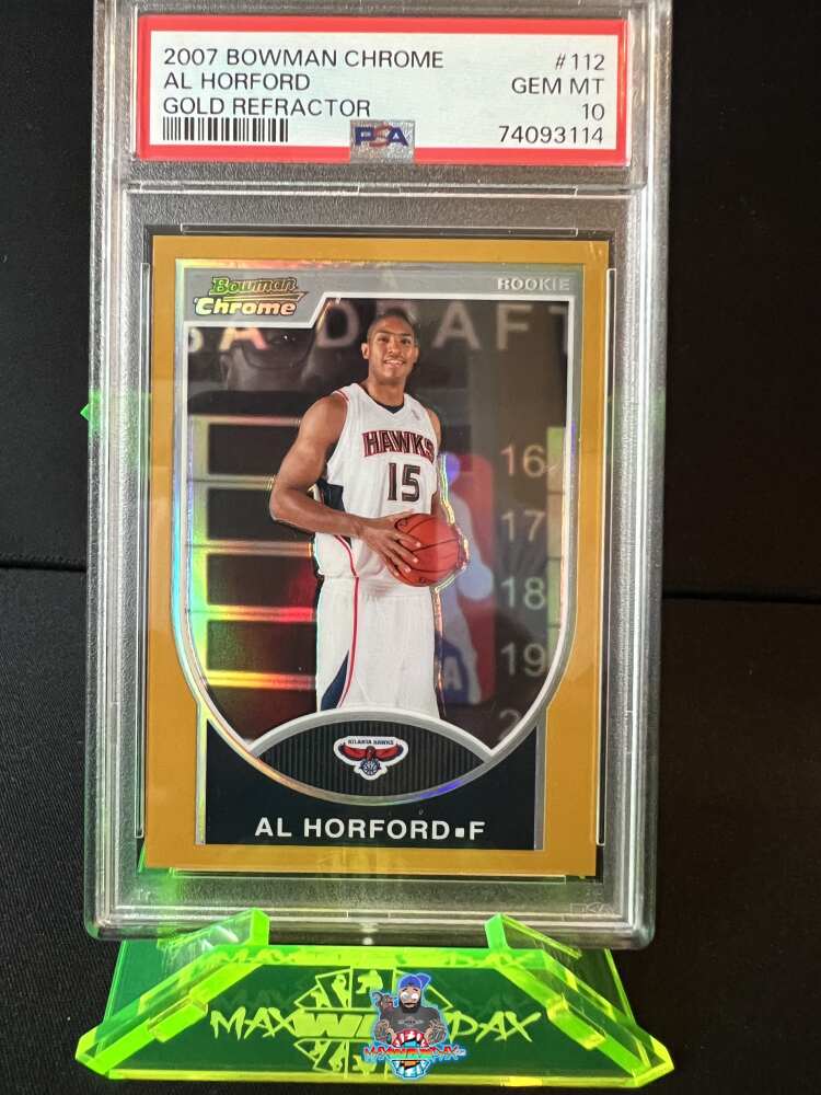 2007 Bowman Chrome Gold Refractor Al Horford #112 /99