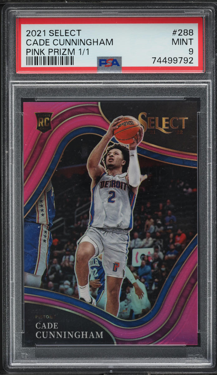 2021 Select Prizms Pink Cade Cunningham #288 /1