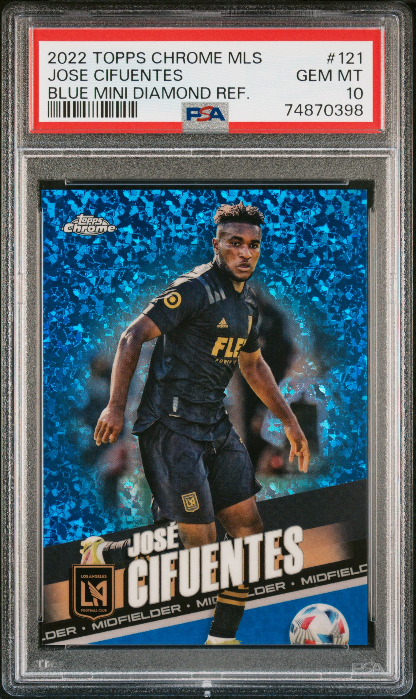 2022 Topps Chrome MLS Blue Mini-Diamond Refractors Jose Cifuentes #121 /199