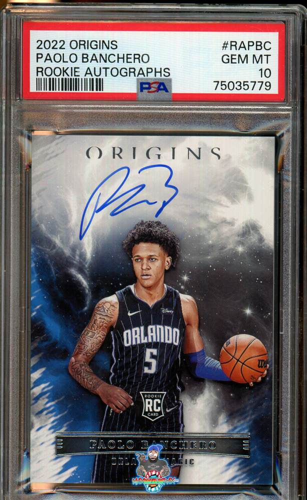 2022 Panini Origins Rookie Autograph Paolo Banchero #8