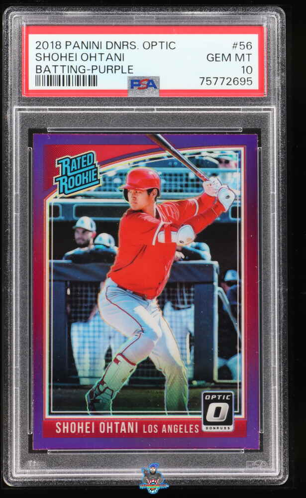 2018 Donruss Optic Batting Purple Shohei Ohtani #56