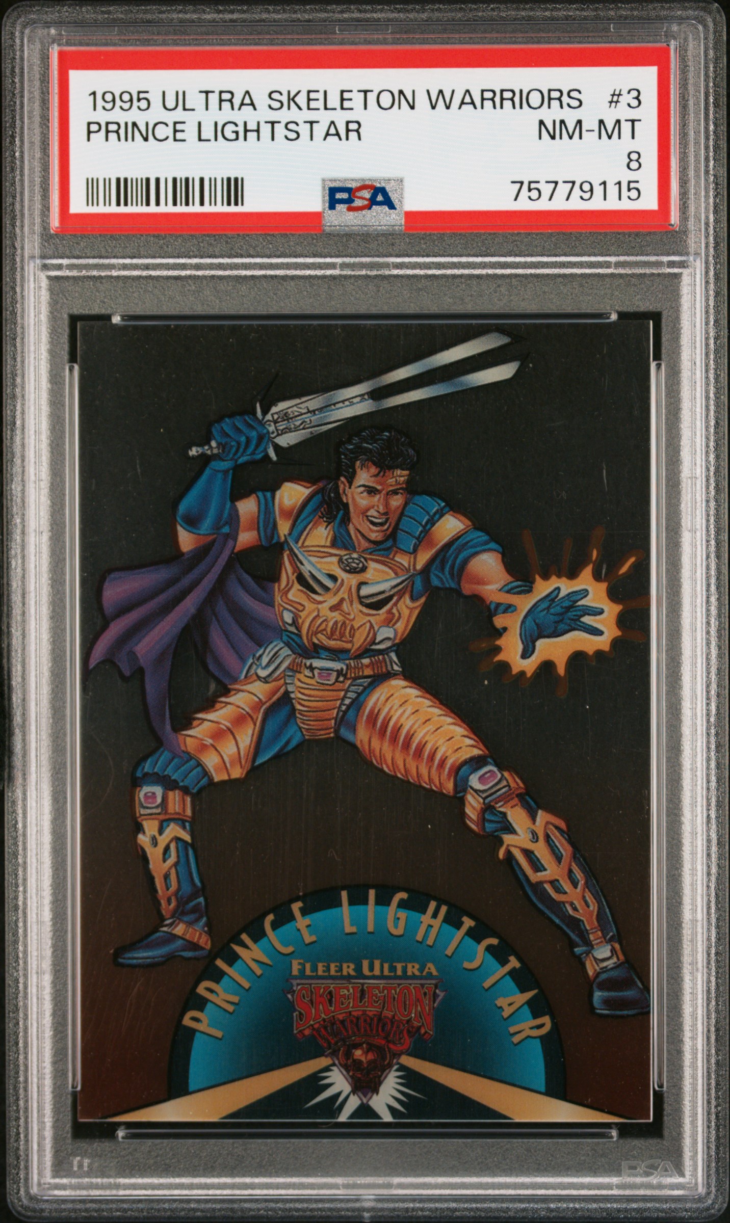 1995 Ultra Skeleton Warriors Suspended Animation Prince Lightstar #3