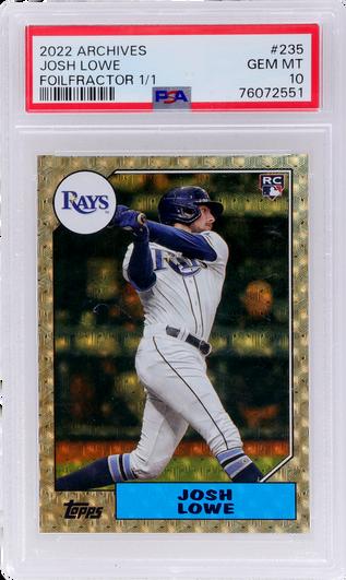 2022 Topps Archives Josh Lowe Foilfractor