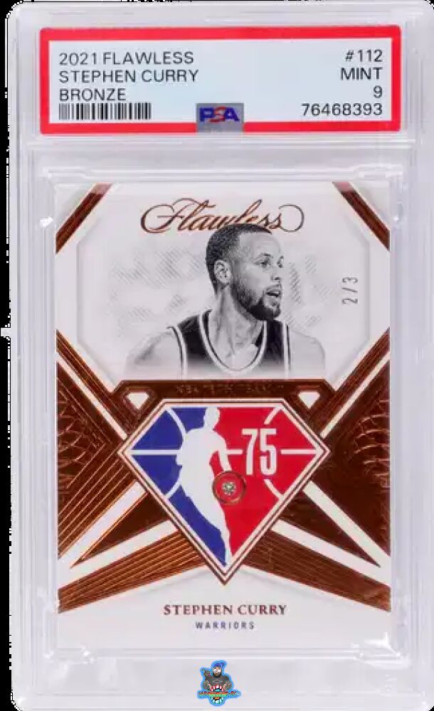 2021 Panini Flawless Bronze Stephen Curry #112 /3