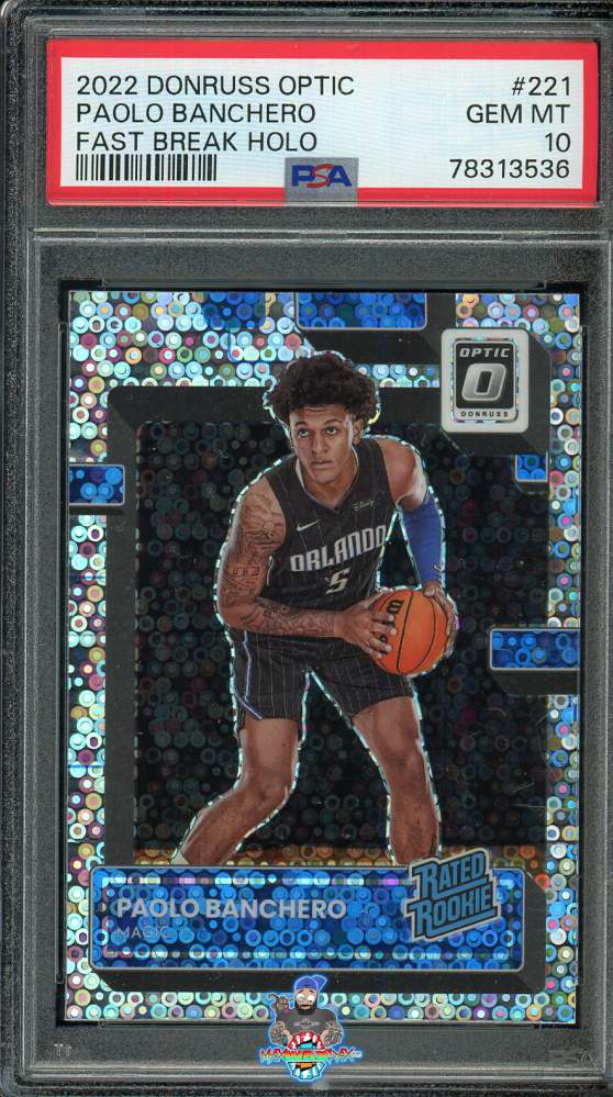 2022 Donruss Optic Rated Rookie Fast Break Holo Paolo Banchero #221