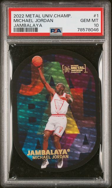 2022 Metal Universe Champions Skybox Jambalaya Michael Jordan #1