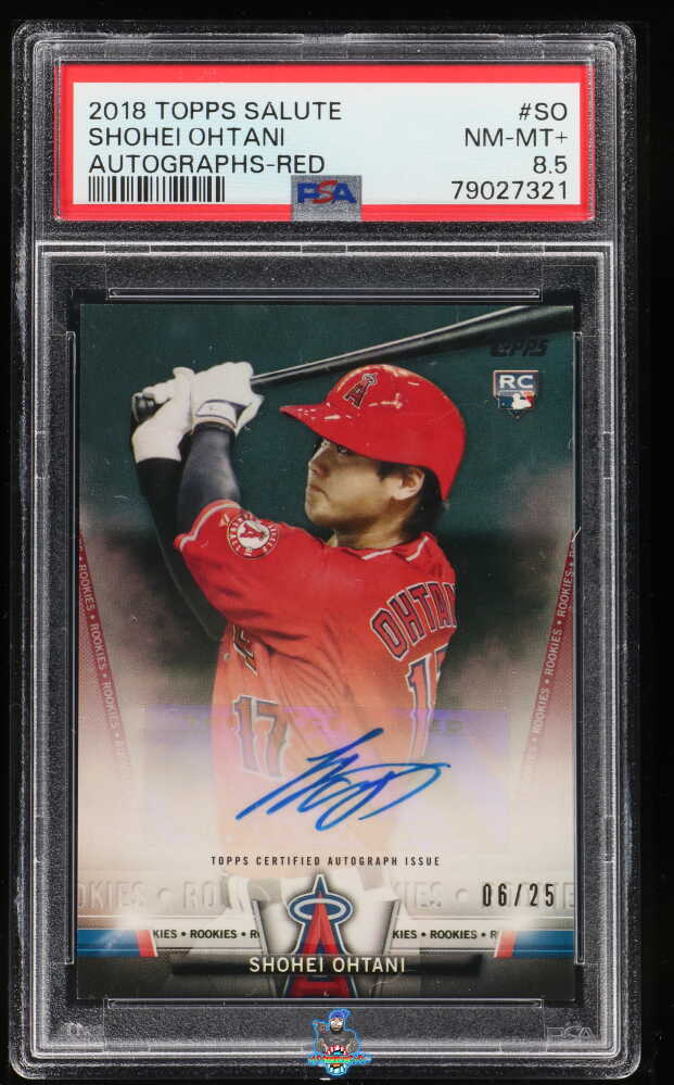 2018 Topps Salute Autograph Red Shohei Ohtani #SASO /25