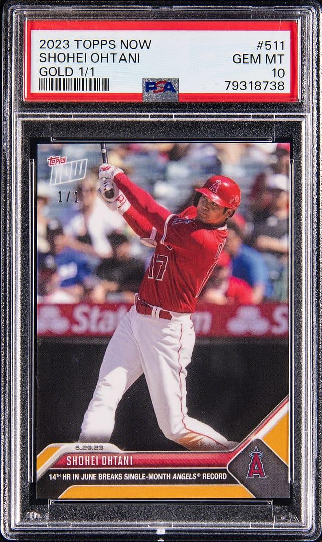 2023 Topps Now Gold Shohei Ohtani #511 /1