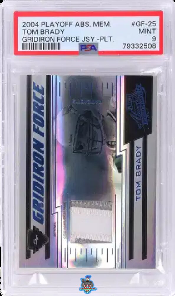 2004 Playoff Absolute Memorabilia Gridiron Force Jersey Platinum Tom Brady #GF25 /10