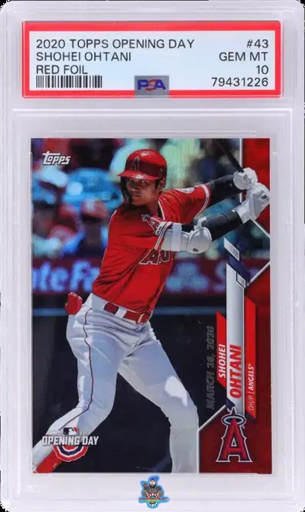 2020 Topps Opening Day Red Foil Shohei Ohtani #43