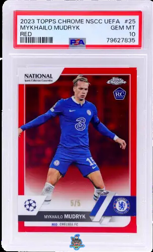 2023 Topps Chrome National UEFA Red Mykhailo Mudryk #25 /5