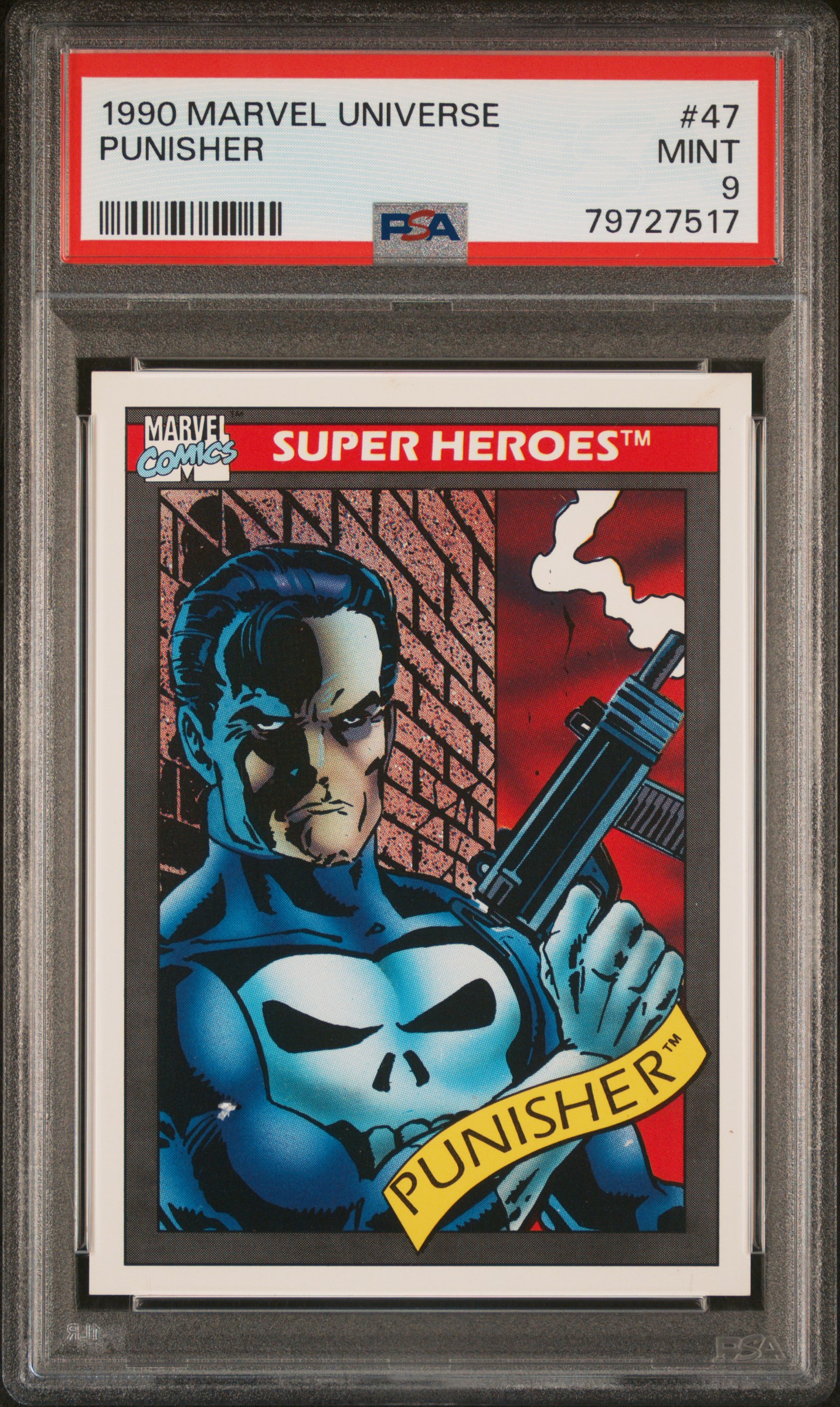 1990 Marvel Universe Series I (1990 Impel) English Punisher #47