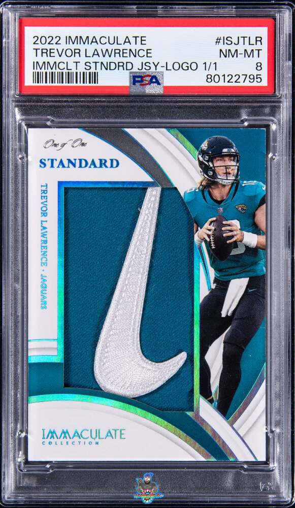 2022 Immaculate Collection Immaculate Standard Jerseys Brand Logo Trevor Lawrence #7 /1