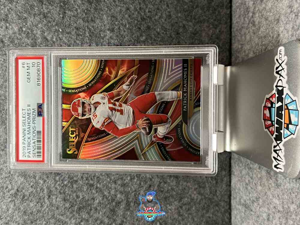 2019 Panini Select Sensations Prizm Patrick Mahomes II #6