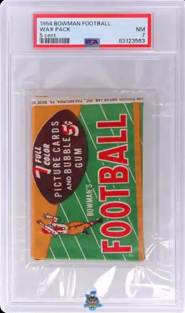 1954 Bowman Football Wax Pack 5 Cent Wax Pack