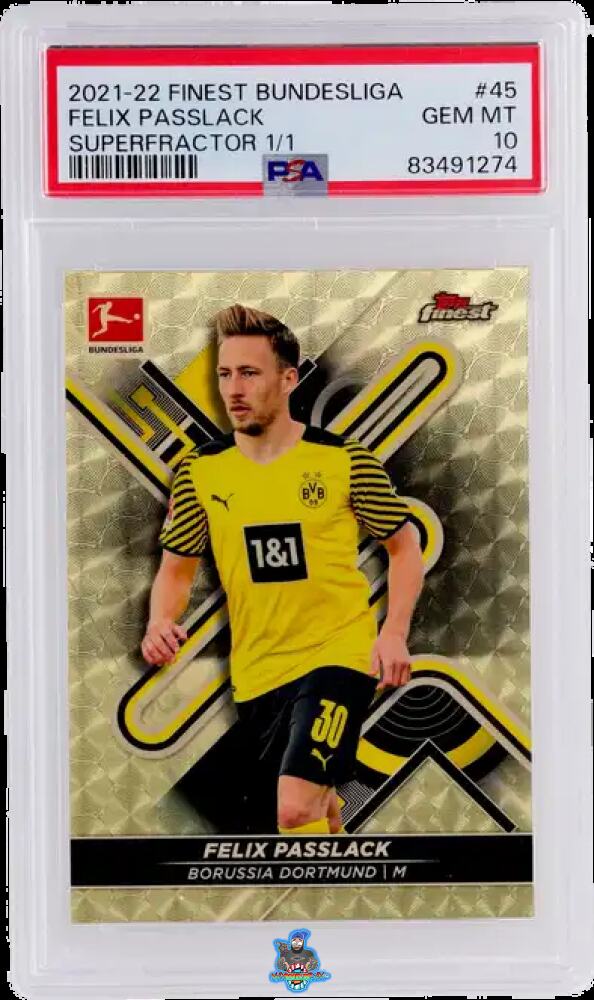 2021 Finest Bundesliga Superfractor Felix Passlack #45 /1