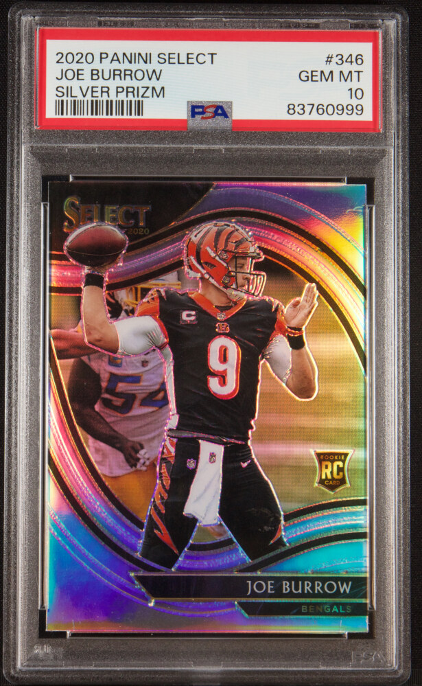 2020 Panini Select Field Level Silver Prizm Joe Burrow #346
