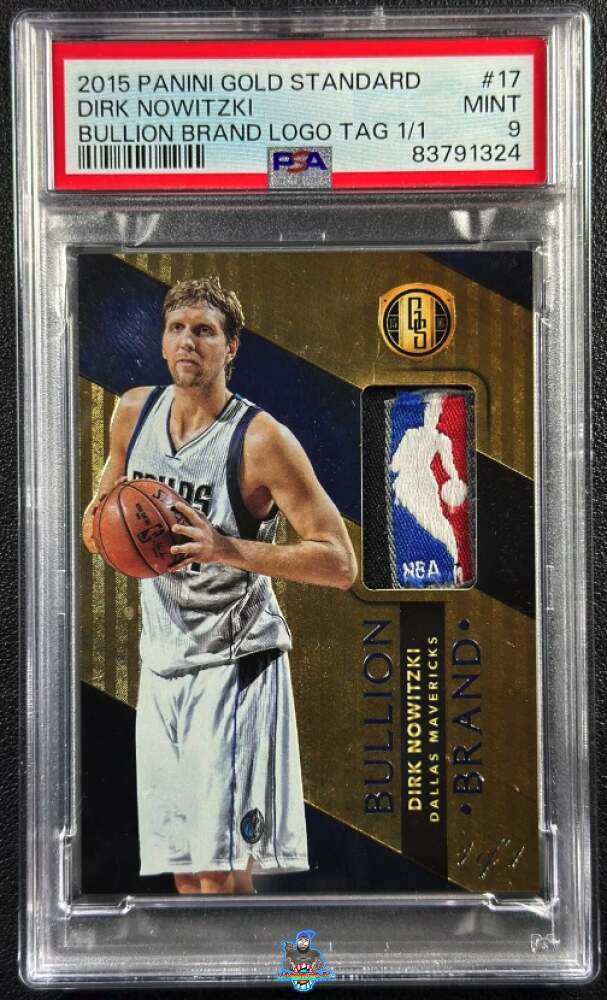2015 Panini Gold Standard Bullion Brand Logo Dirk Nowitzki #17 /1
