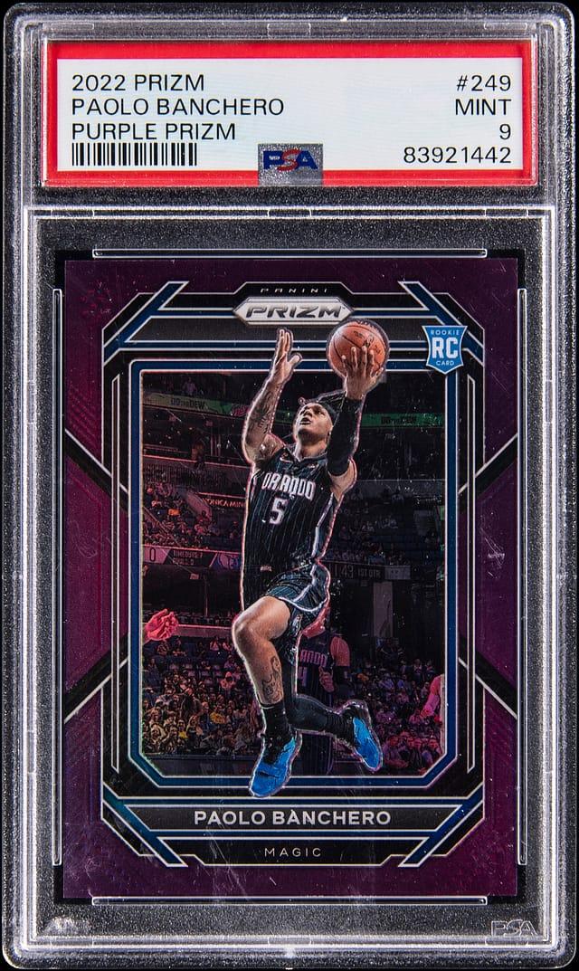 2022 Panini Prizm Purple Prizm Paolo Banchero #249 /99