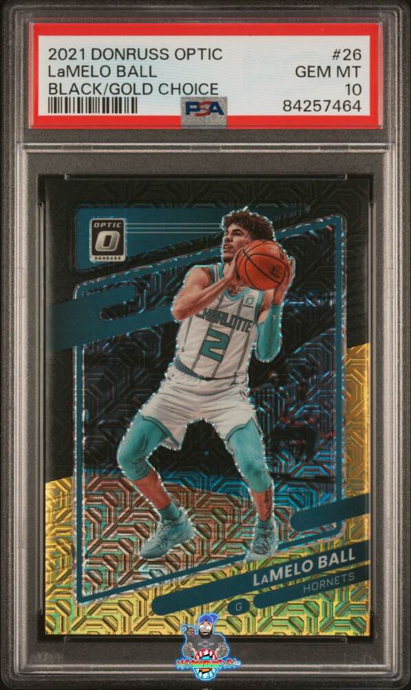 2021 Donruss Optic Black Gold Lamelo Ball #26 /8
