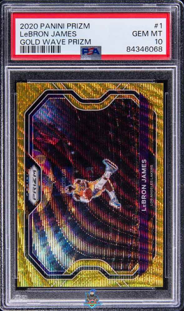 2020 Panini Prizm Gold Wave Prizm LeBron James #1