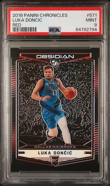 2018 Panini Chronicles Red Luka Doncic #571 /5