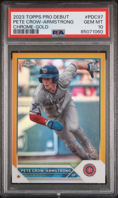 2023 Topps Pro Debut Chrome Gold Refractors Pete Crow-Armstrong #PDC97 /50