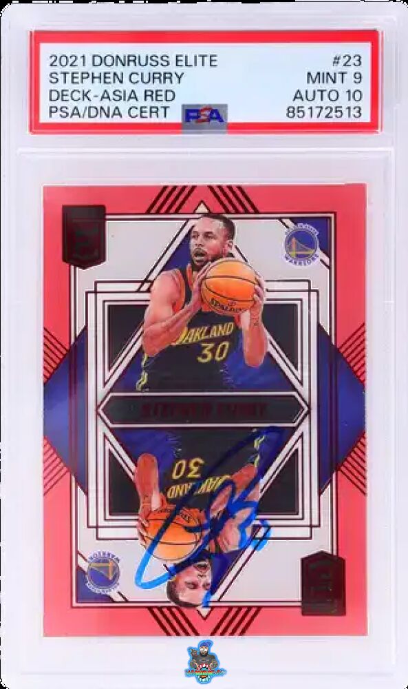 2021 Panini Donruss Elite Deck Asia Red Stephen Curry #23