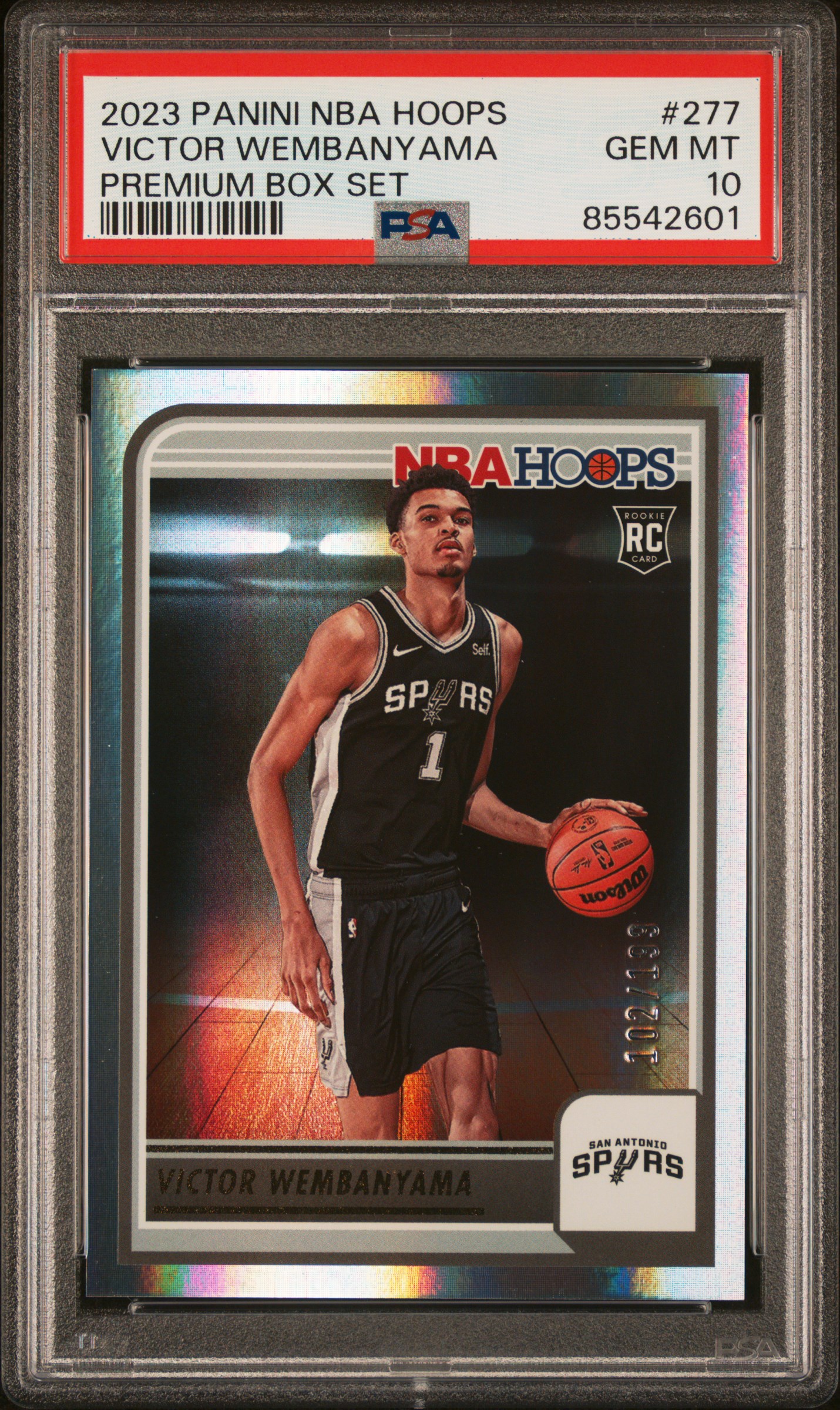 2023 Hoops Premium Box Set Victor Wembanyama #277 /199