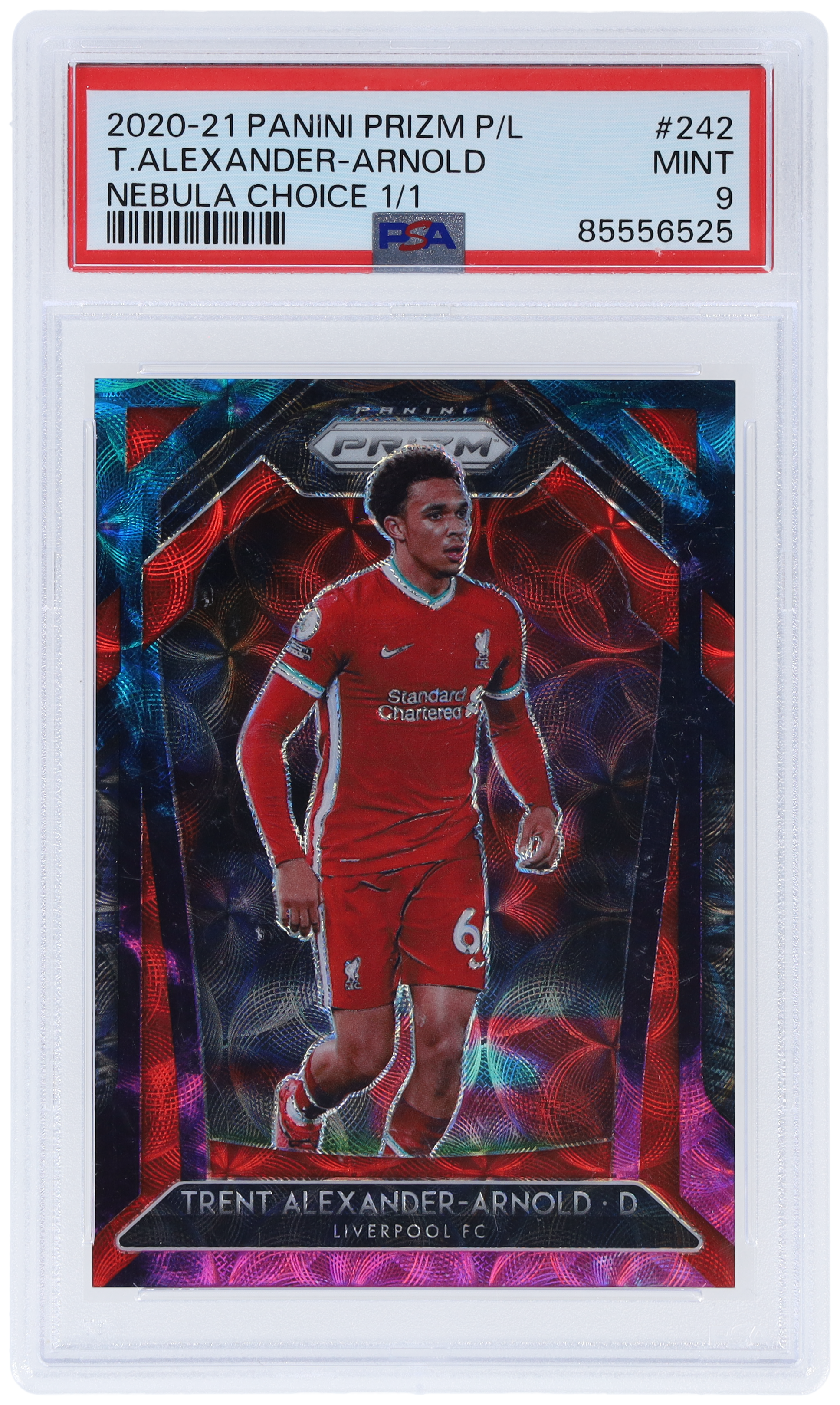 2020 Panini Prizm Premier League Choice Nebula Trent Alexander-Arnold #242 /1
