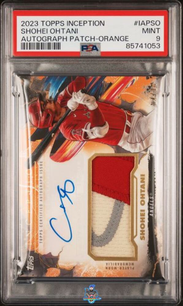 2023 Topps Inception Inception Autograph Patch Orange Shohei Ohtani #IAPSO
