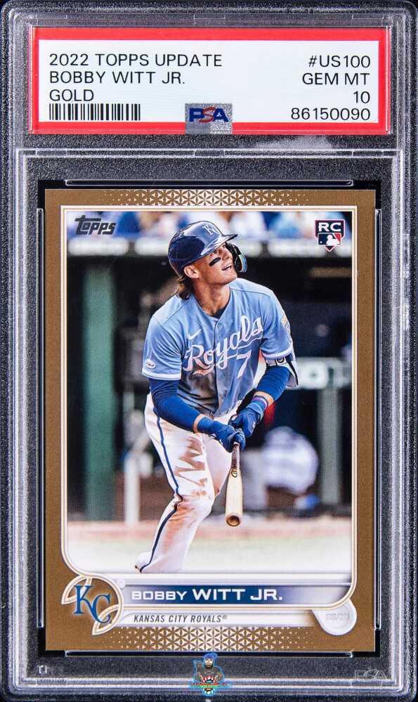 2022 Topps Update Gold Bobby Witt Jr. #US100 /2022
