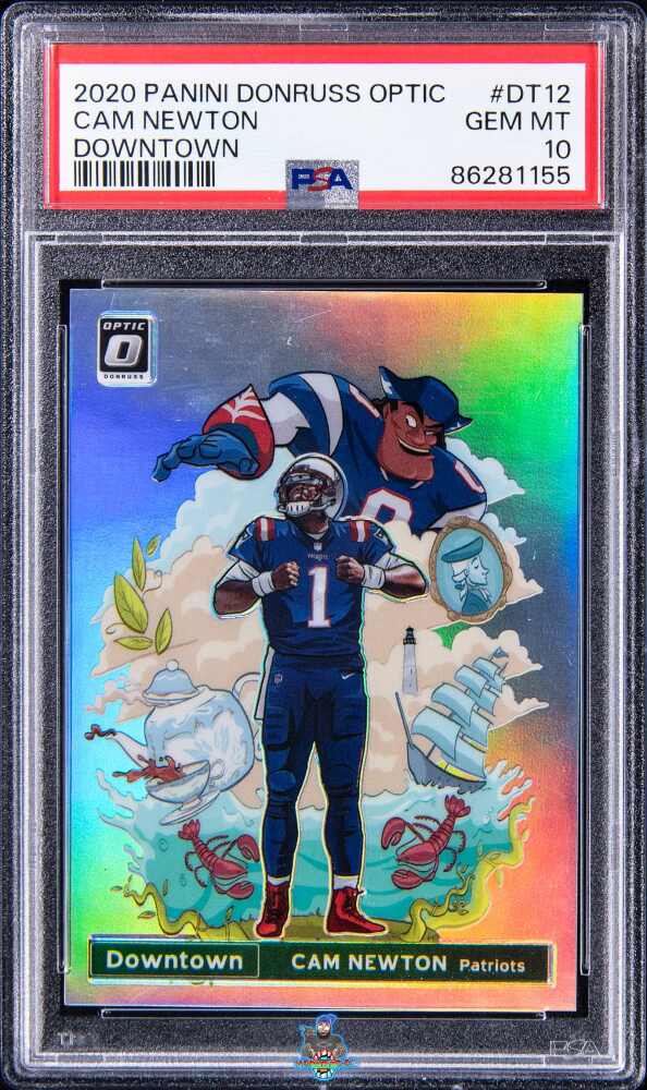 2020 Donruss Optic Downtown Cam Newton #DT-12