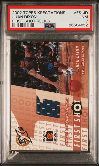 2002 Topps Xpectations First Shot Relic Juan Dixon #FSJD