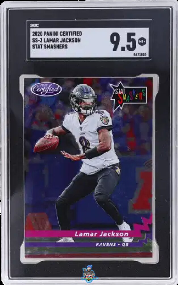 2020 Panini Certified Stat Smashers Lamar Jackson #SS-3