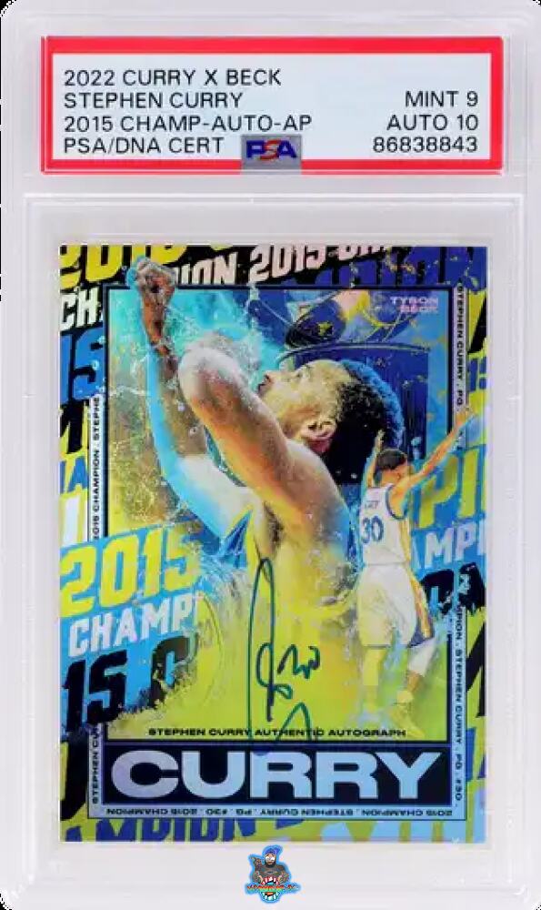 2022 Stephen Curry X Tyson Beck '15 Champion Artist Proof Autograph Stephen Curry /22