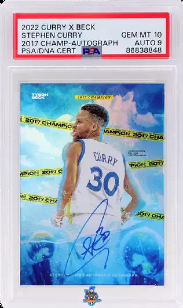 2022 Stephen Curry X Tyson Beck '17 Champion Autograph Stephen Curry /30