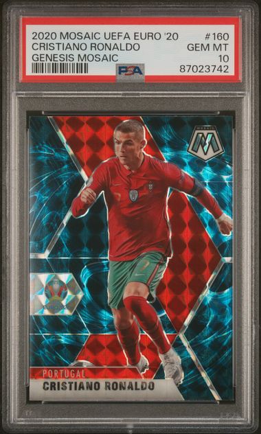 2020 Panini Mosaic UEFA Euro Genesis Mosaic Cristiano Ronaldo #160