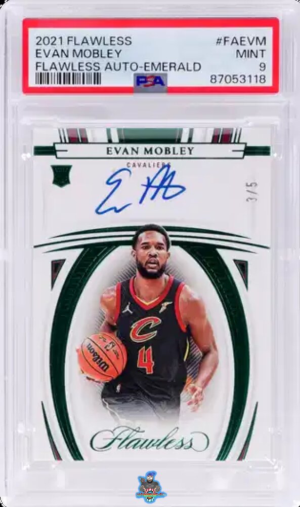 2021 Panini Flawless Flawless Autograph Emerald Evan Mobley #FA-EVM /5