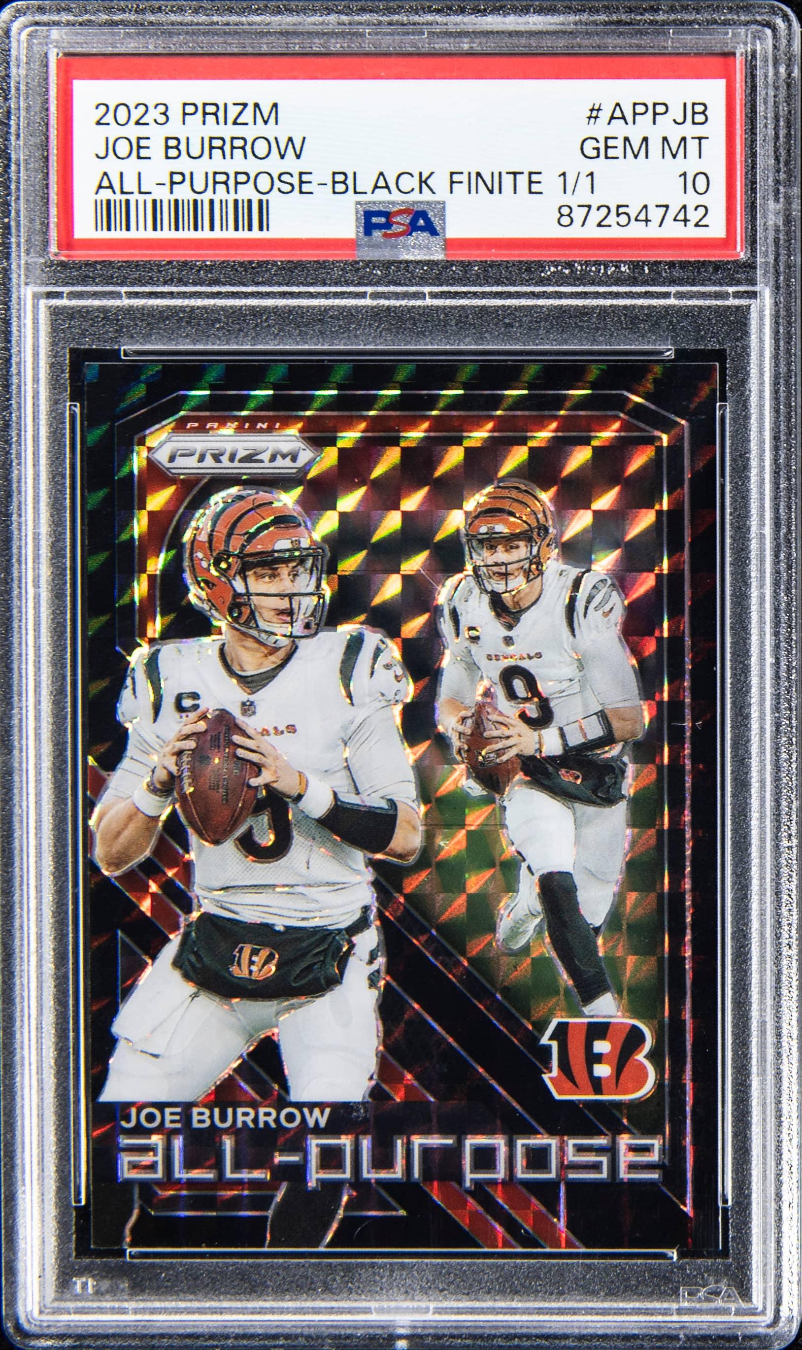 2023 Panini Prizm All Purpose Prizm Black Finite Joe Burrow #APP-JB /1